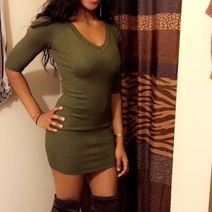 Green dress